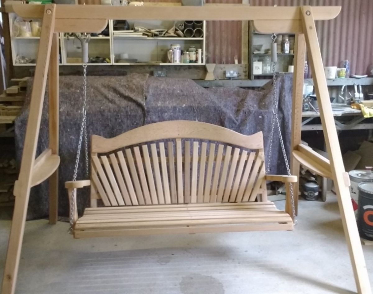 Garden Swing Seat - RHS Serenity in Cedar - Certified by the RHS | Our