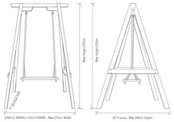 Garden Swing Seat Dimensions Four Seater