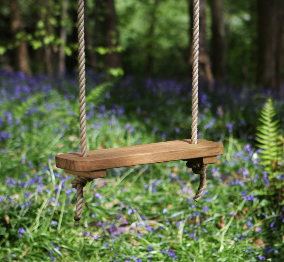 Children's Oak Rope Swings Buy now Sitting Spiritually